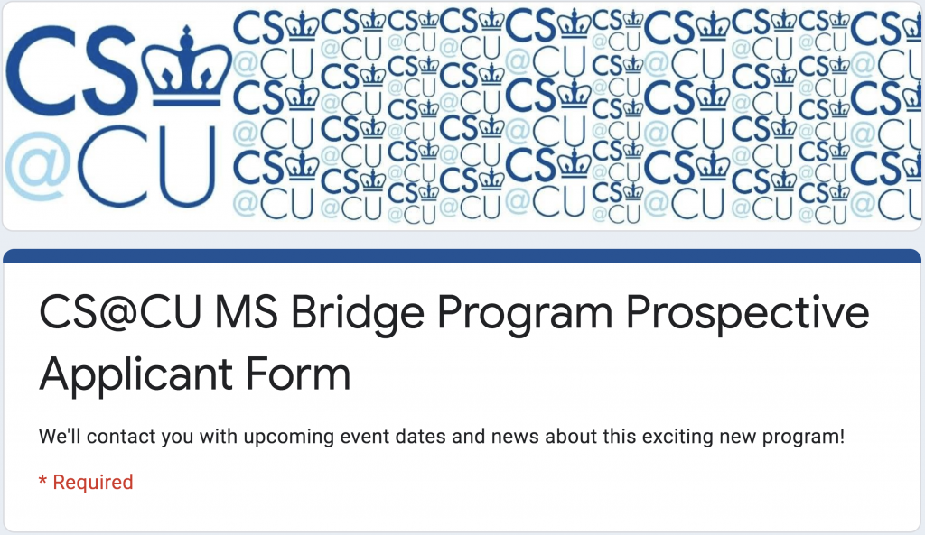 CS@CU MS Bridge Program In Computer Science | Department Of Computer ...