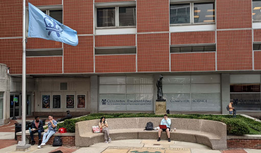 Entrance to Mudd building