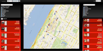 YelpMark screenshot